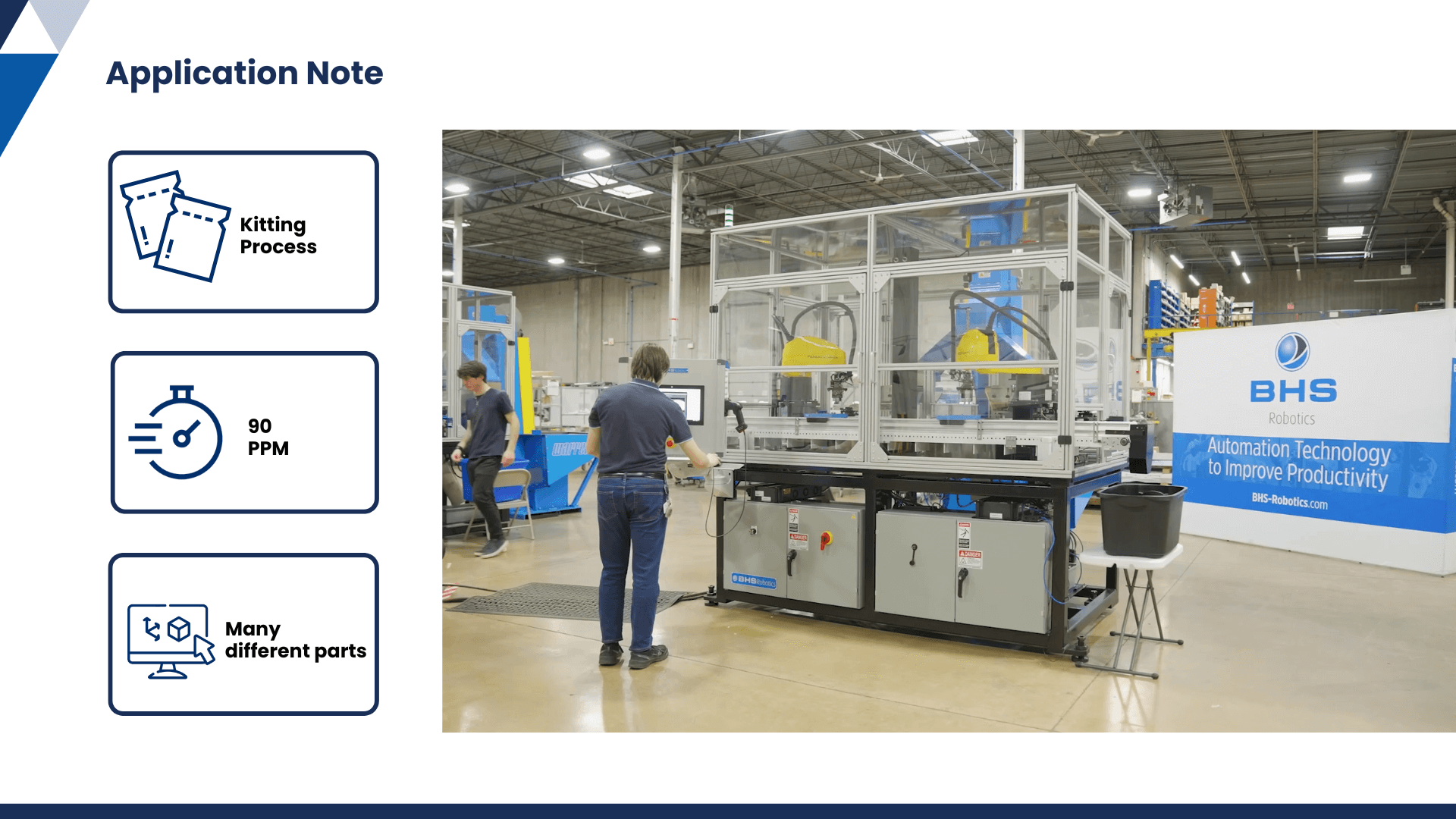 Flexible feeding solution for spare parts assembly kits